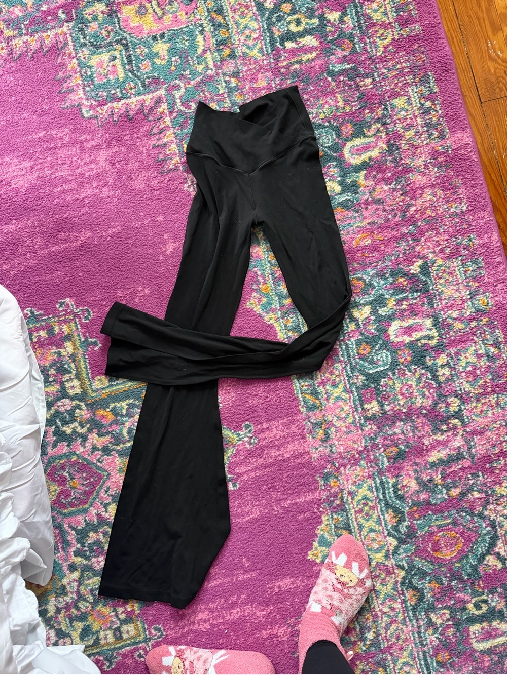 Aerie cross over flare leggings
